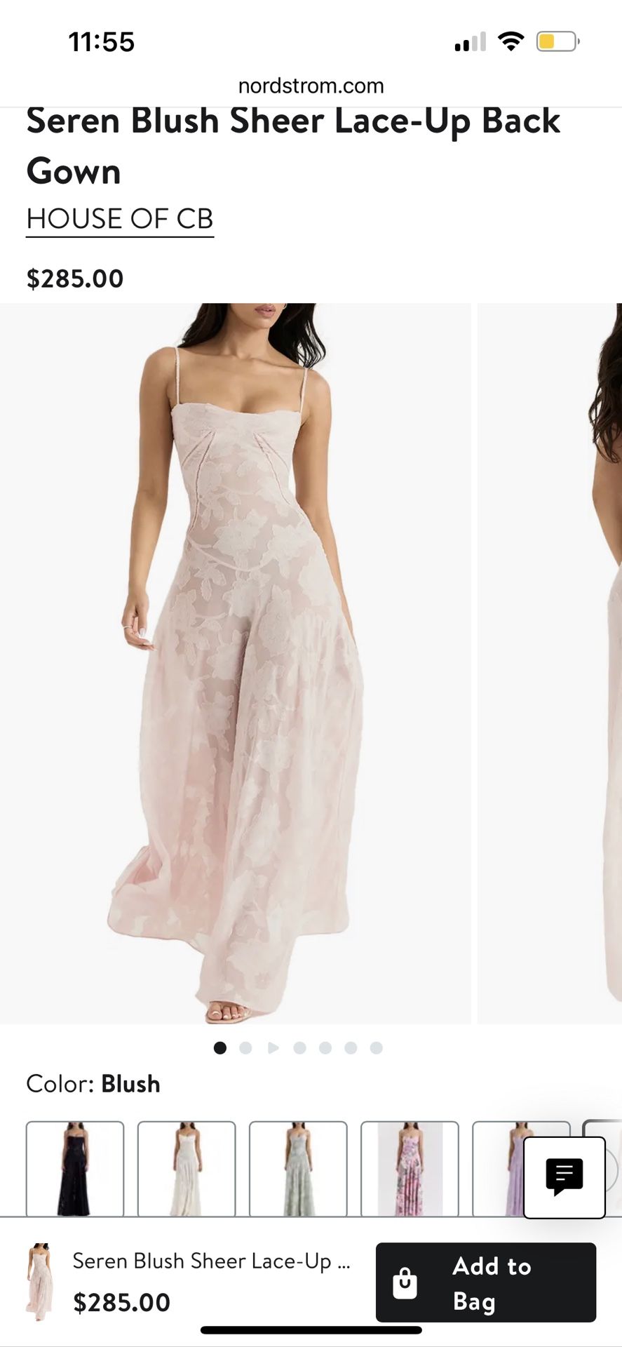 House of CB Pink Lace Dress