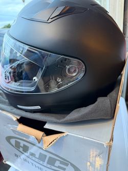 HJC Full-Face Motorcycle Helmet Matte Black