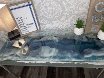 Custom Epoxy Table $100 Must Pick Up This Week!