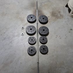 50lb barbell set