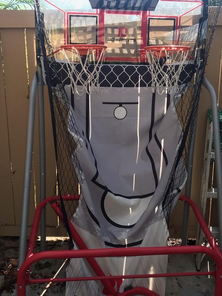 2 Persons Basket Basketball Hoop