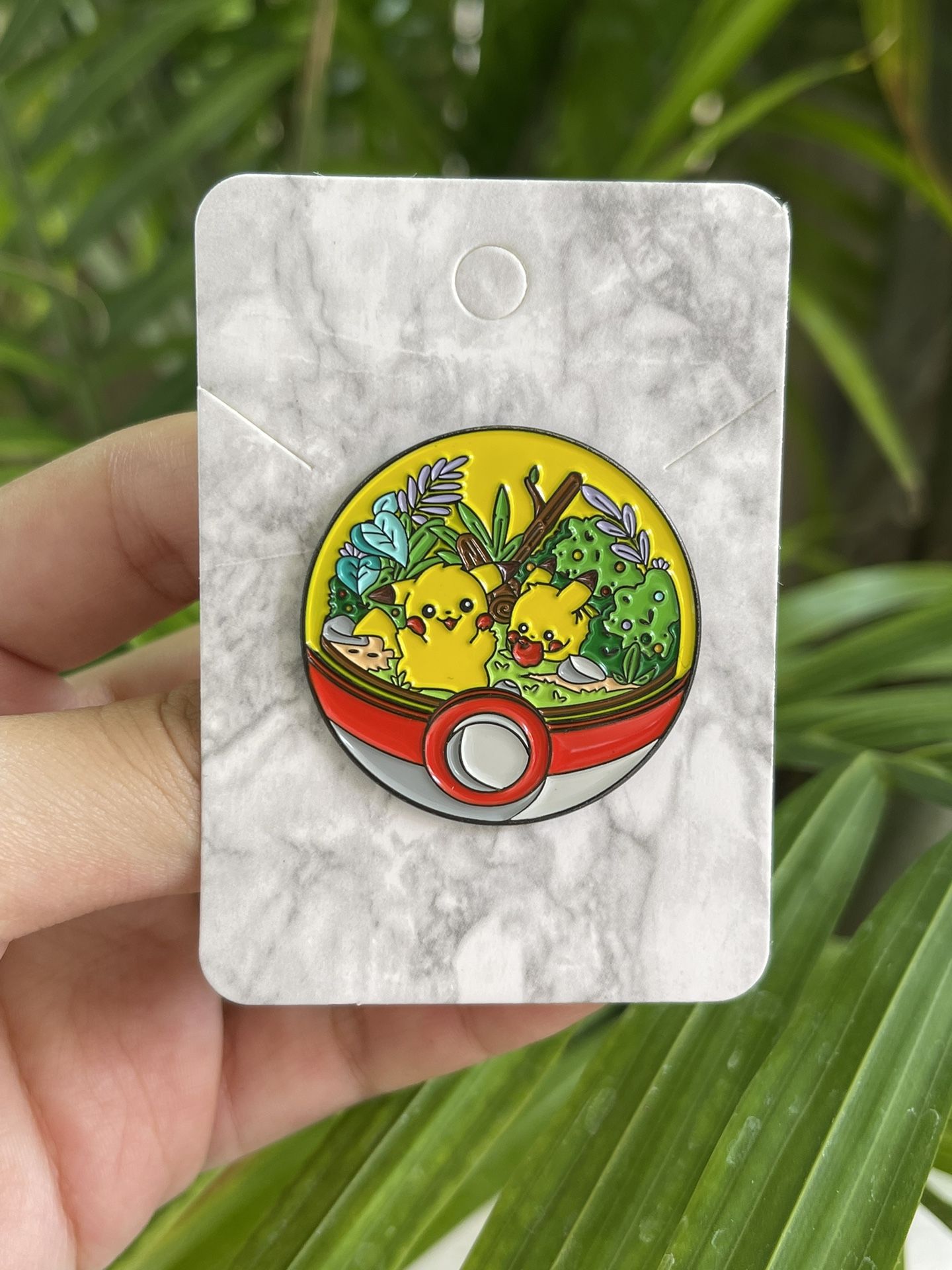 Pikachu Terrarium Pokemon Pin