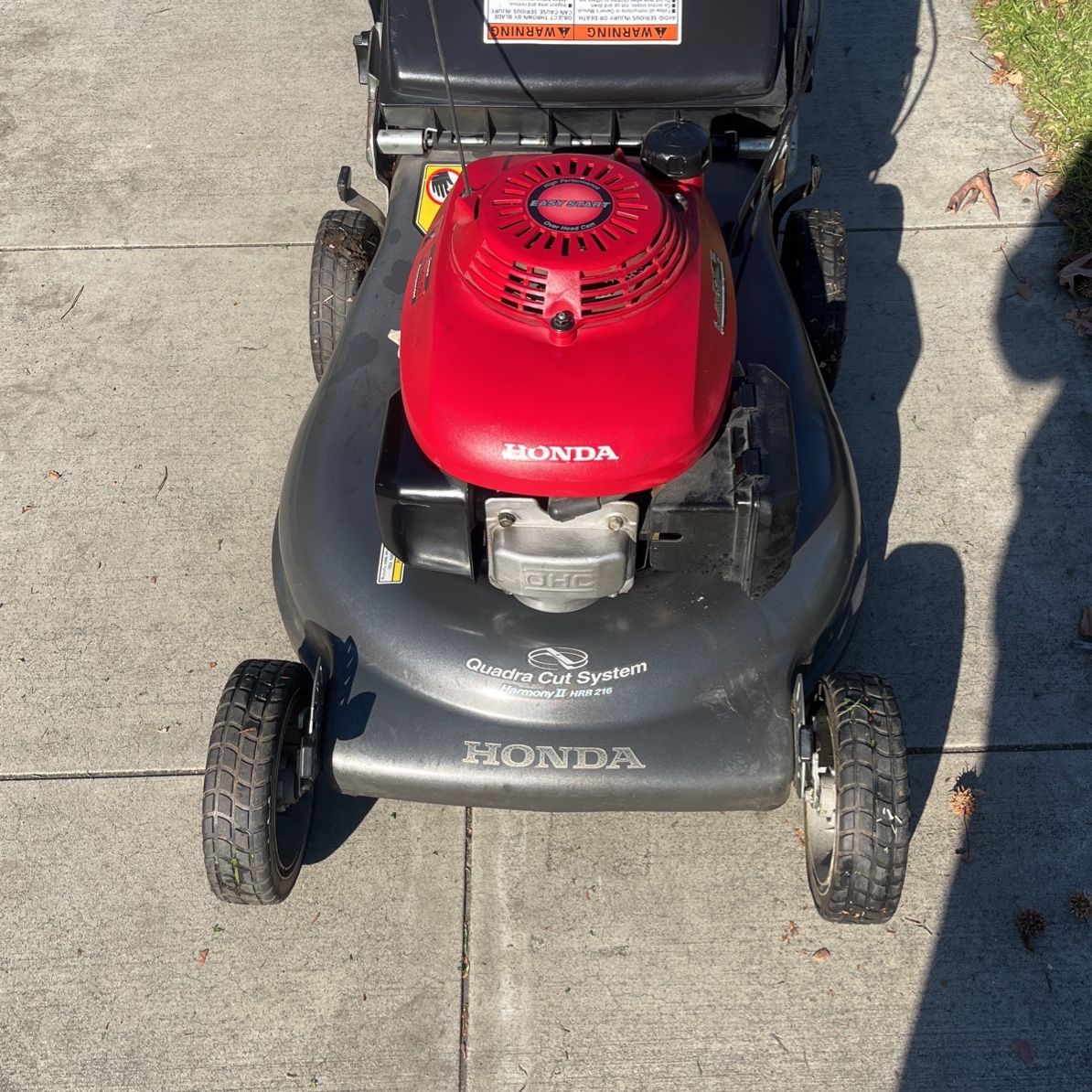 Honda Quadra Cut System Harmony 2 Hrr216 Serviced for Sale in Alhambra CA OfferUp