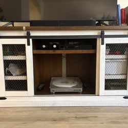 Entertainment Center and side table