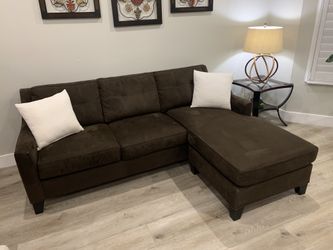 2-Piece Sectional - Soho Chaise Sofa by Cindy Crawford