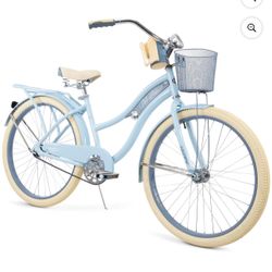 Huffy 26" Nel Lusso Cruiser Bike, Fits Riders 5'0"+, Light Blue, Adult, Women's