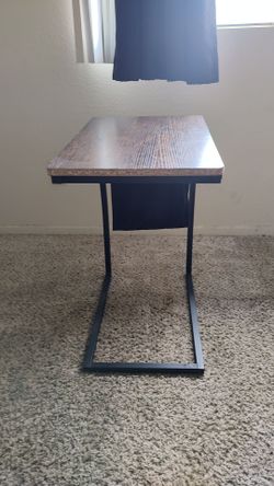 C-shaped End Table