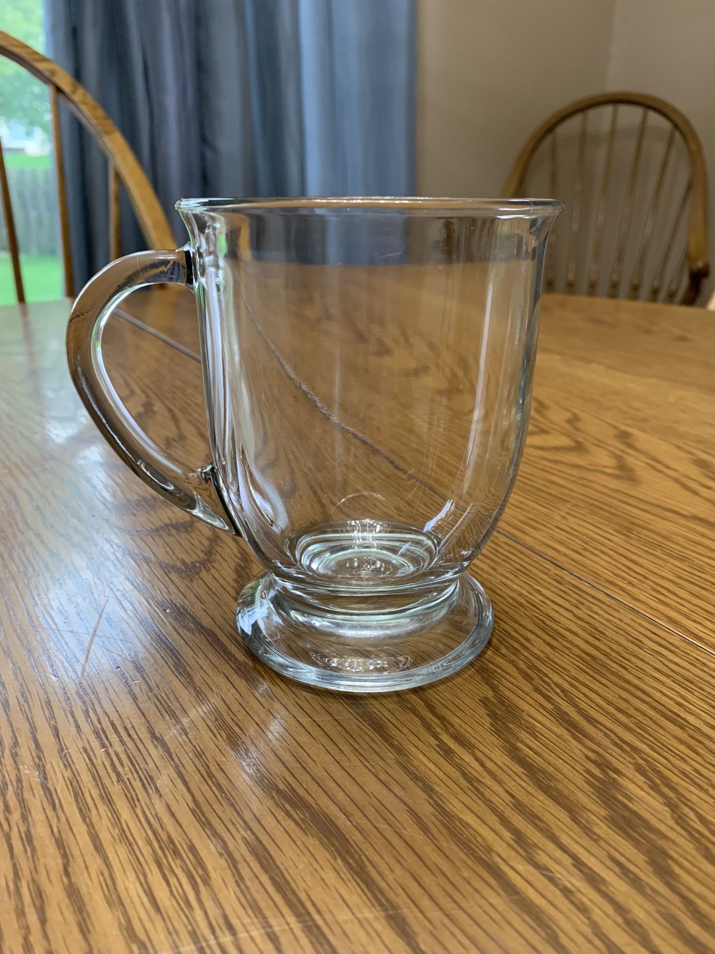 7  16oz Glass Beer Mugs 