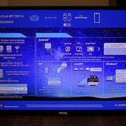 Samsung 40" TV - Hang To Wall Ready - Excellent condition