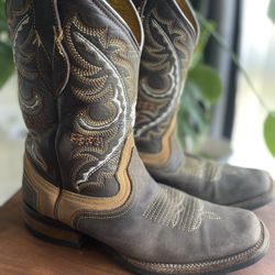Boots Orana Cowboy Western  Size 6.5 Mex 27 1/2 Leather 