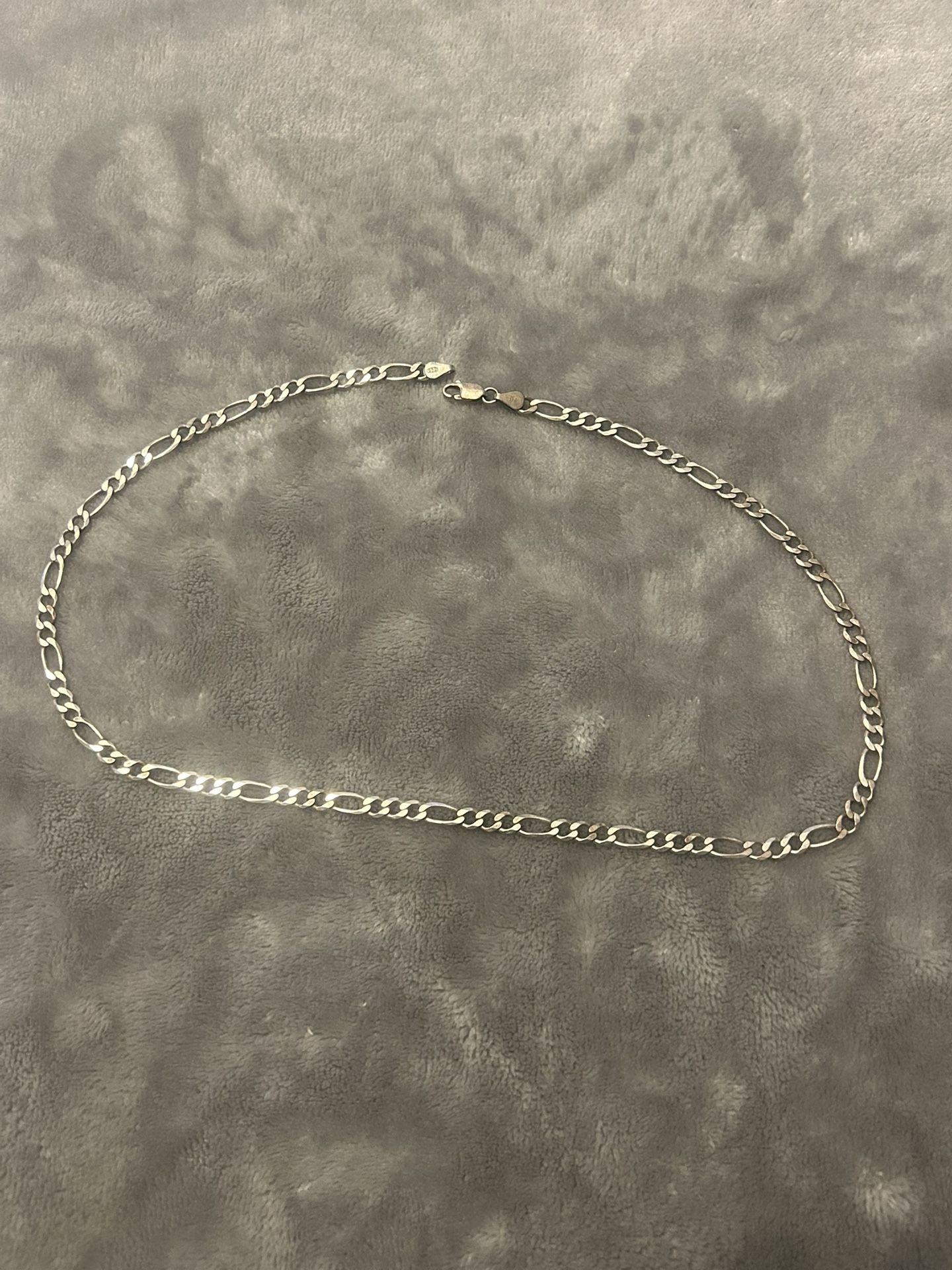 925 Sterling Silver Figaro Chain 
