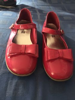 Little Girls Red shoes size 12