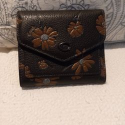 Coach Floral Small Myn Wallet 