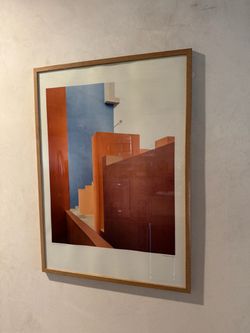 Framed Modern Abstract Architecture Print