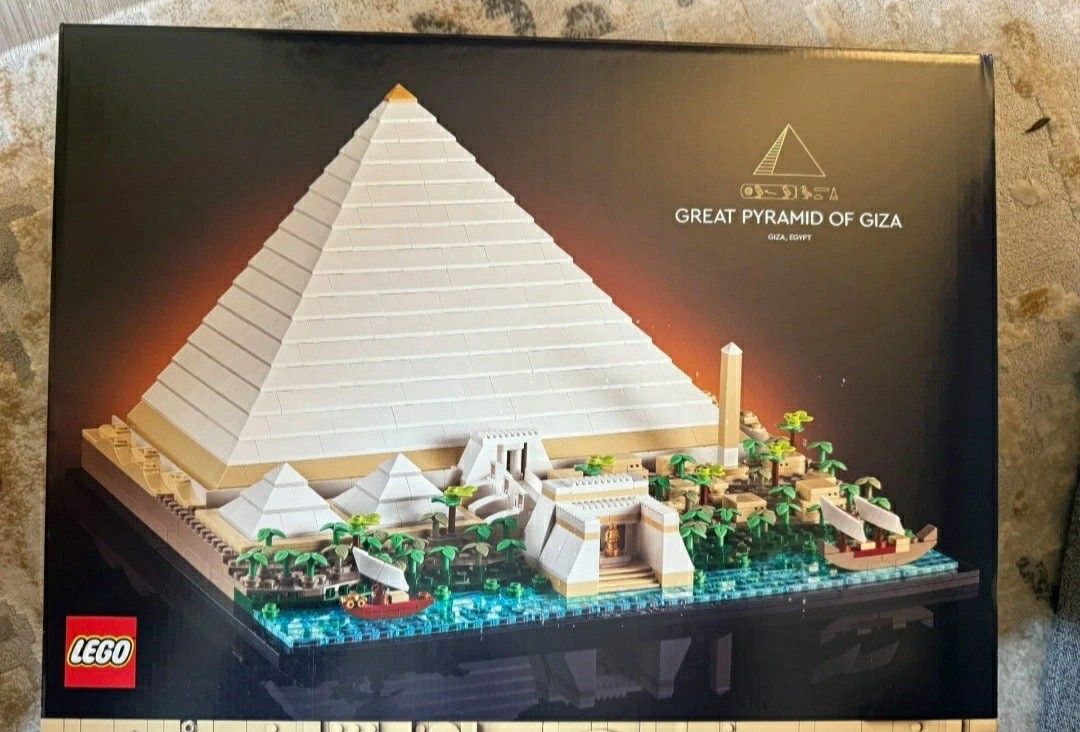 Lego Architecture Great Pyramid of Giza 21058 Building Kit 1476 Pcs