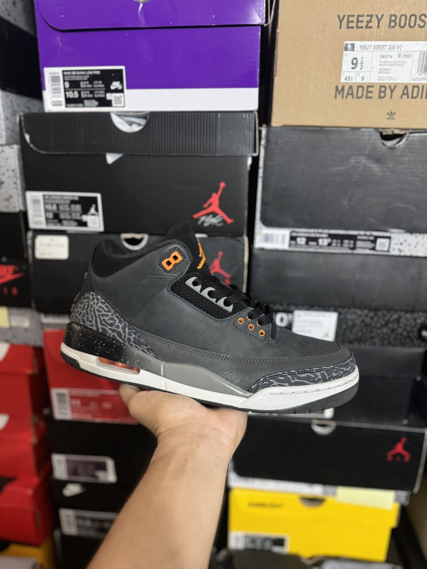 Jordan Fear Pack 3s size 10.5 VNDS