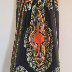 Dashiki Long Skirt (Women's Skirt)