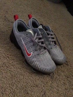 Nike Gray and Red Shoes