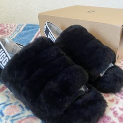 Ugg Fluffy Slides Size 8 