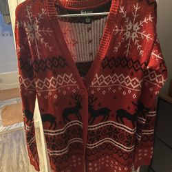 Christmas Sweater Cardigan 