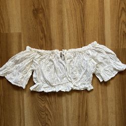 Pull&bear White Top XS $7