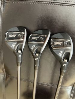 PXG 0211 hybrid set 3 (19*), 4 (22*), & 5 (25*) RH stiff flex