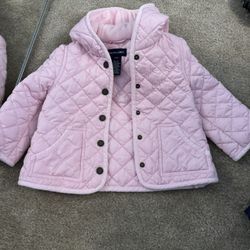 Ralph Lauren Pink Toddler Jacket 