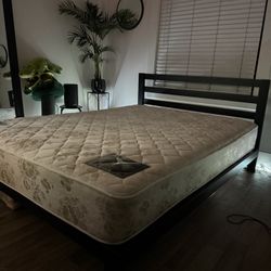 Queen Matress  + Frame 