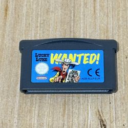 Lucky Luke Wanted Nintendo GameBoy Advance Game Preowned Tested Good Read Blw! 