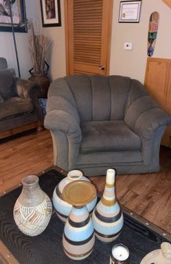 Big chair    sage green