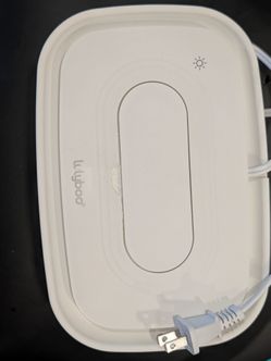 Lulyboo Wipe Warmer Dispenser White Electric Baby Wipes Heater Complete