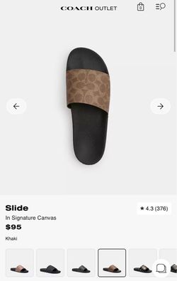 Coach Men’s Slides size 11