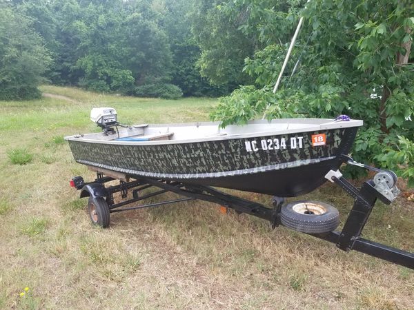 12 foot aluminium boat for Sale in Monroe, NC - OfferUp