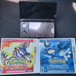 Nintendo 3DS + 2 games