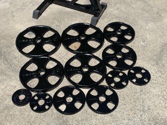 EZ Lift Weider Olympic 2 Weight Set 245lbs Plate Tree for Sale in Elk Grove CA OfferUp