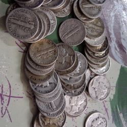 Silver Mercury Dimes 