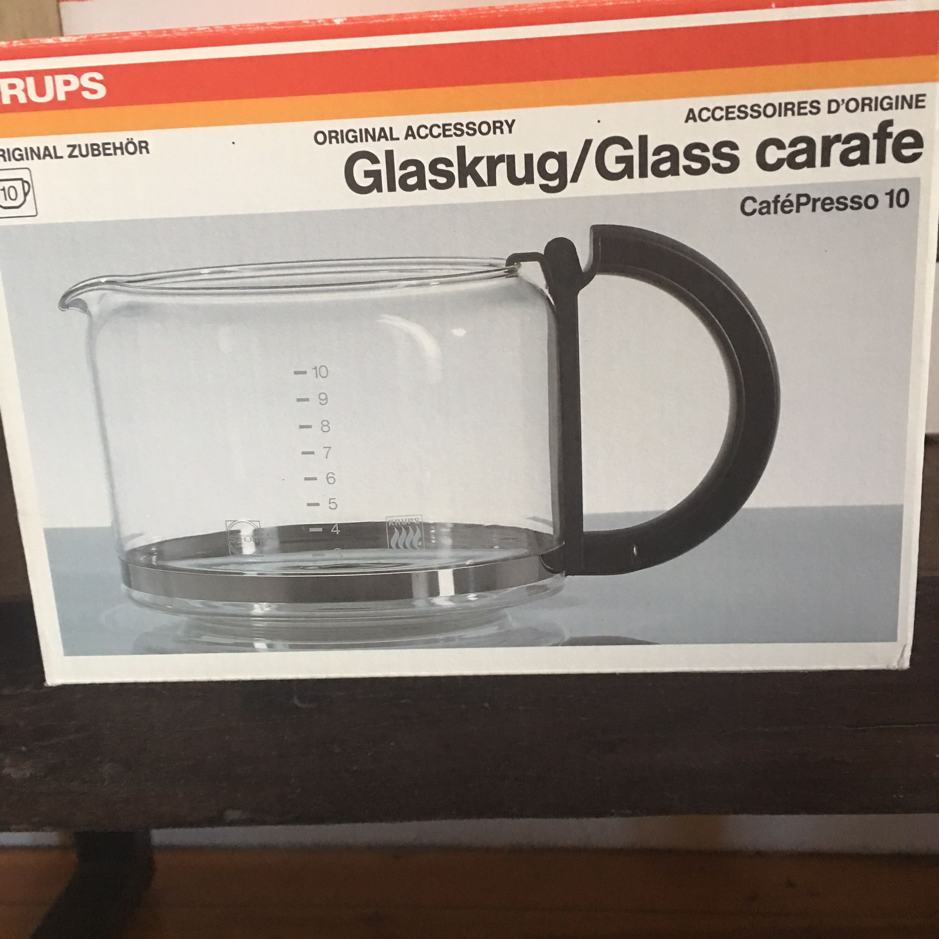 New Krups Glass Carafe - CafePresso 10 036o-42