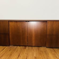 Tv console With File Storage And Locker Facility