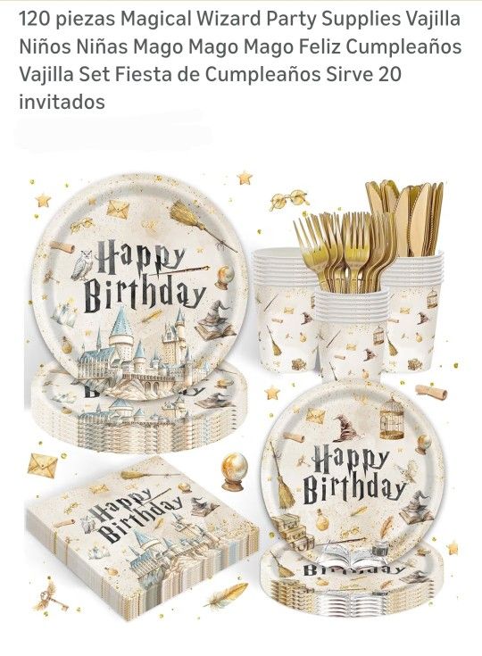 Party Supplies, Fiesta, Decorations, Decoracion Harry Potter.