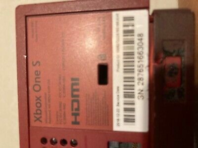 Limited Edition RED XBOX  one s 1tb console Microsoft. 


