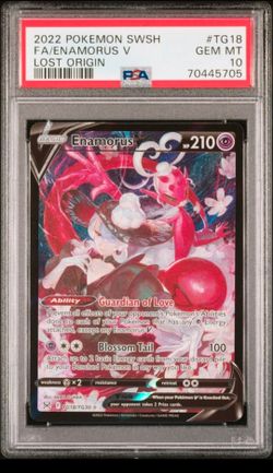 Pokémon Enamorus V #TG18/TG30 Sword & Shield Lost Origin PSA 10