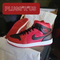 AIR JORDAN 1 RETRO MID REVERSE BRED VARIOUS SIZES READ AD!!
