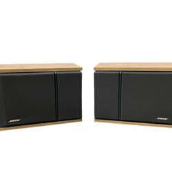BOSE 201 Series III Speaker • 1 & 2 Direct Reflect Bookshelf Wood Grain Speakers 