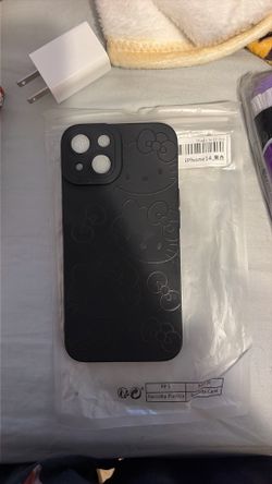 Hello kitty black phone case