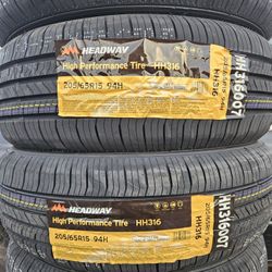 205-65-15 !!! HEADWAY A/S !!! $260 LAS 4 LLANTAS MONTADAS Y BALANCEO INCLUIDO 👌 