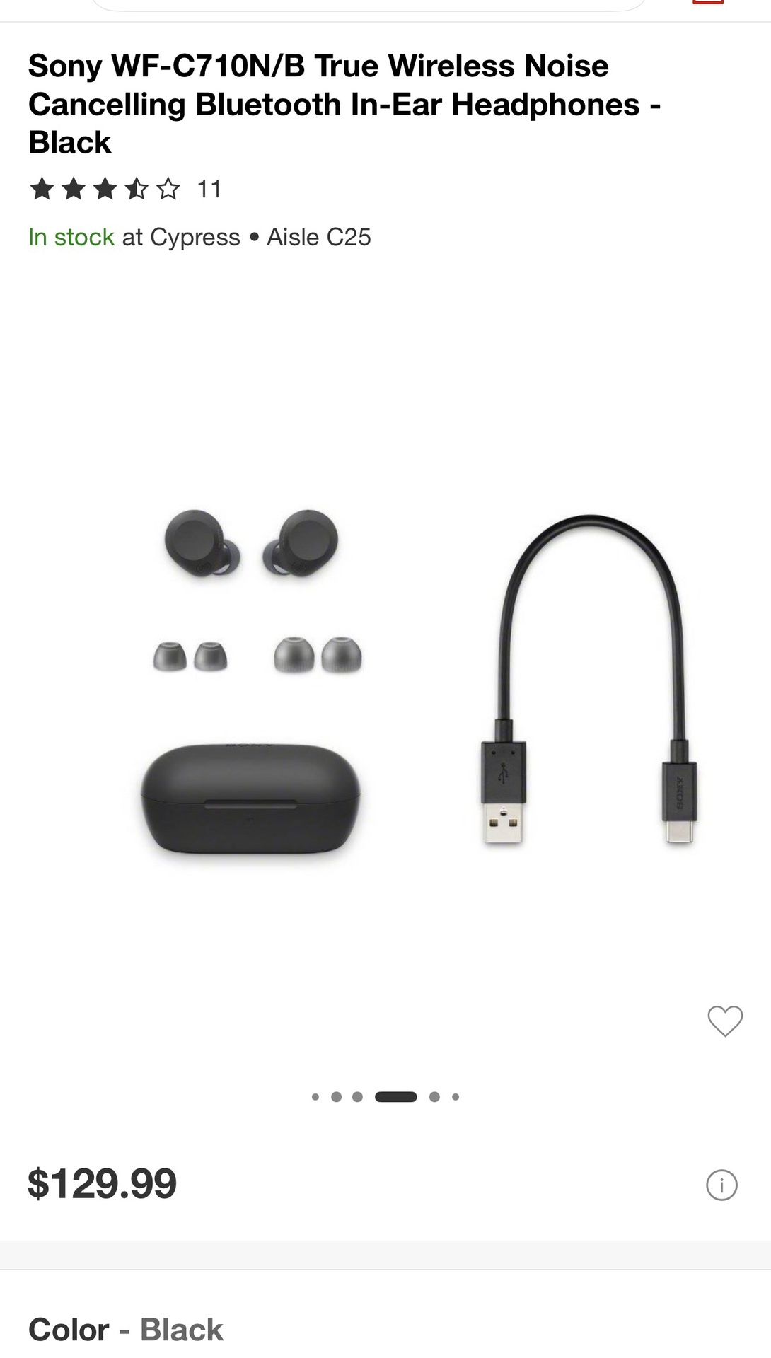 Sony WF-C710N Earbuds