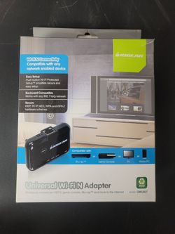 ID GEAR UNIVERSAL WIFI ADAPTER, CONNECTS TO TV, GAME SYSTEM, AND LAPTOPS