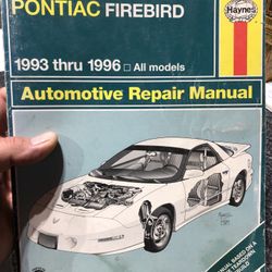 6Chevrolet Camaro and Pontiac Firebird 1993 to 1996 HAYNES Repair Manual