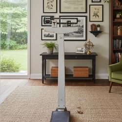 Vintage 1970s Home gym upright weight scale Health O Meter working condition