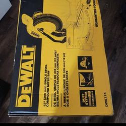 DEWALT 12inch 15AMP single bevel miter saw